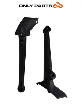 Attacchi plastica supporto parabrezza Honda SH 150cc 2017 Nero usato — foto reale 4