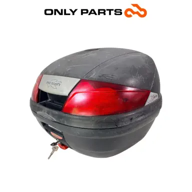 Gebrauchte Topcase hinten Honda Sh 150cc 2002 Azzurro — echtes Foto 1