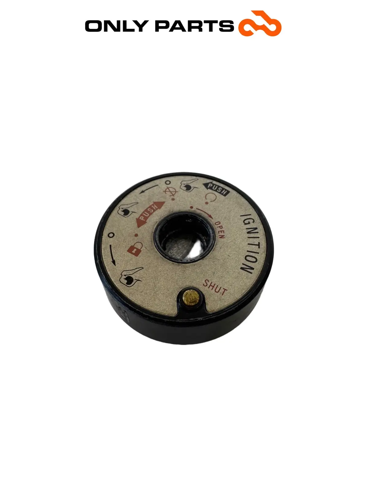 Used Ignition key switch surround cover Kymco People GTi 300 2014 Kymco People GTi 300cc 2014 Bianco — real photo 3