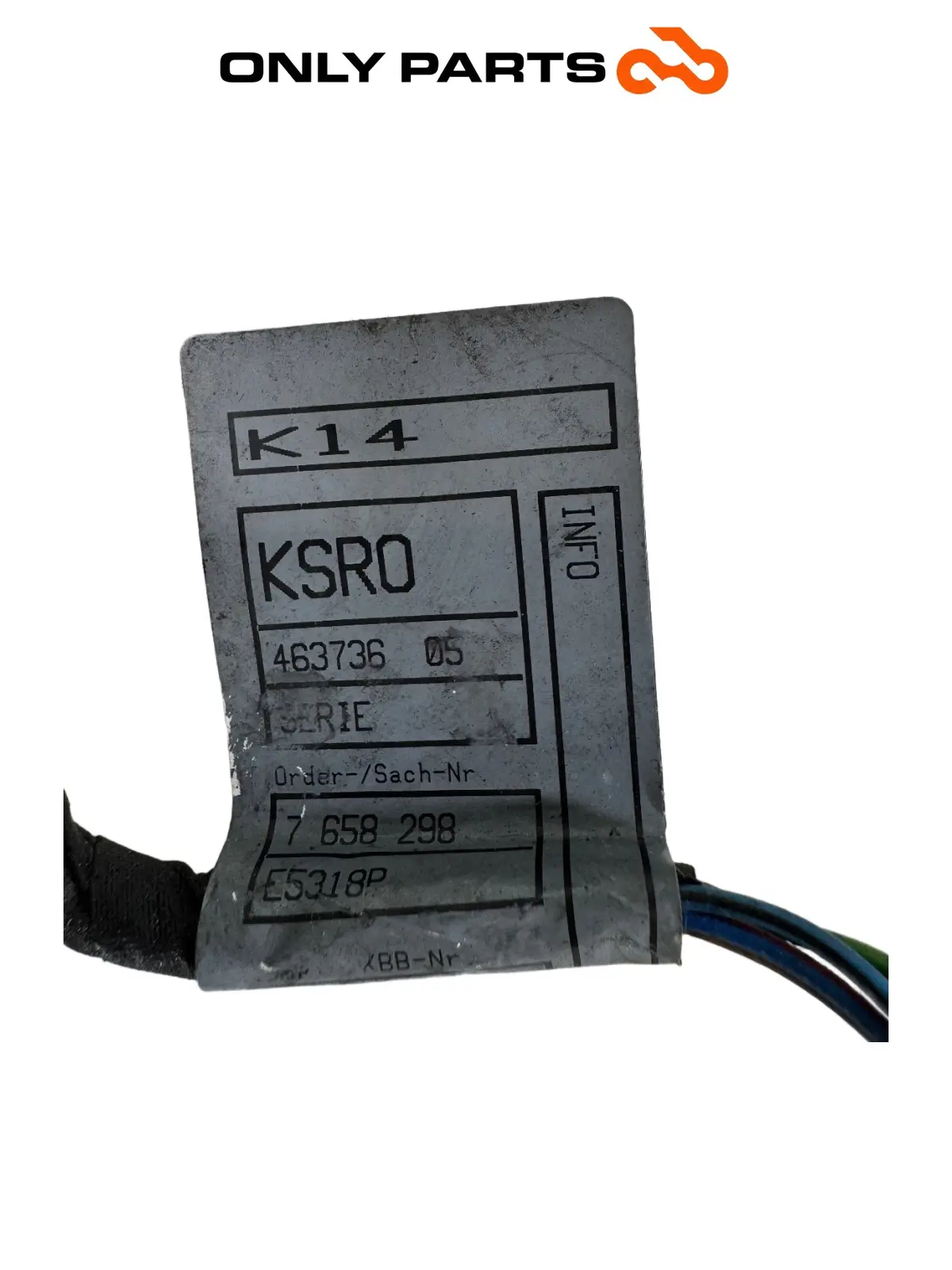KABELBOOM ACHTER BEDRADING BMW F 650 CS 2001 OEM BMW F 650 CS 2001 Grigio tweedehands — echte foto 6