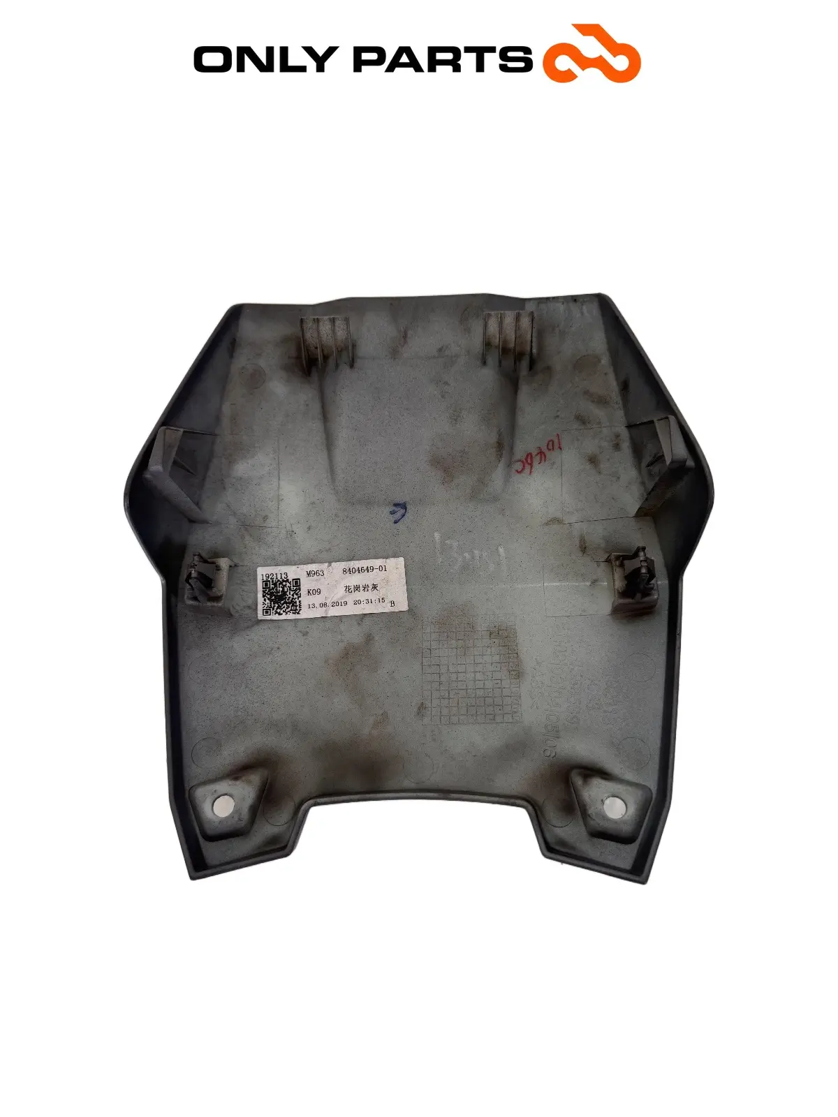 Gebrauchte Carena coperchio batteria BMW C 400 X 400cc 2020 Blu — echtes Foto 6