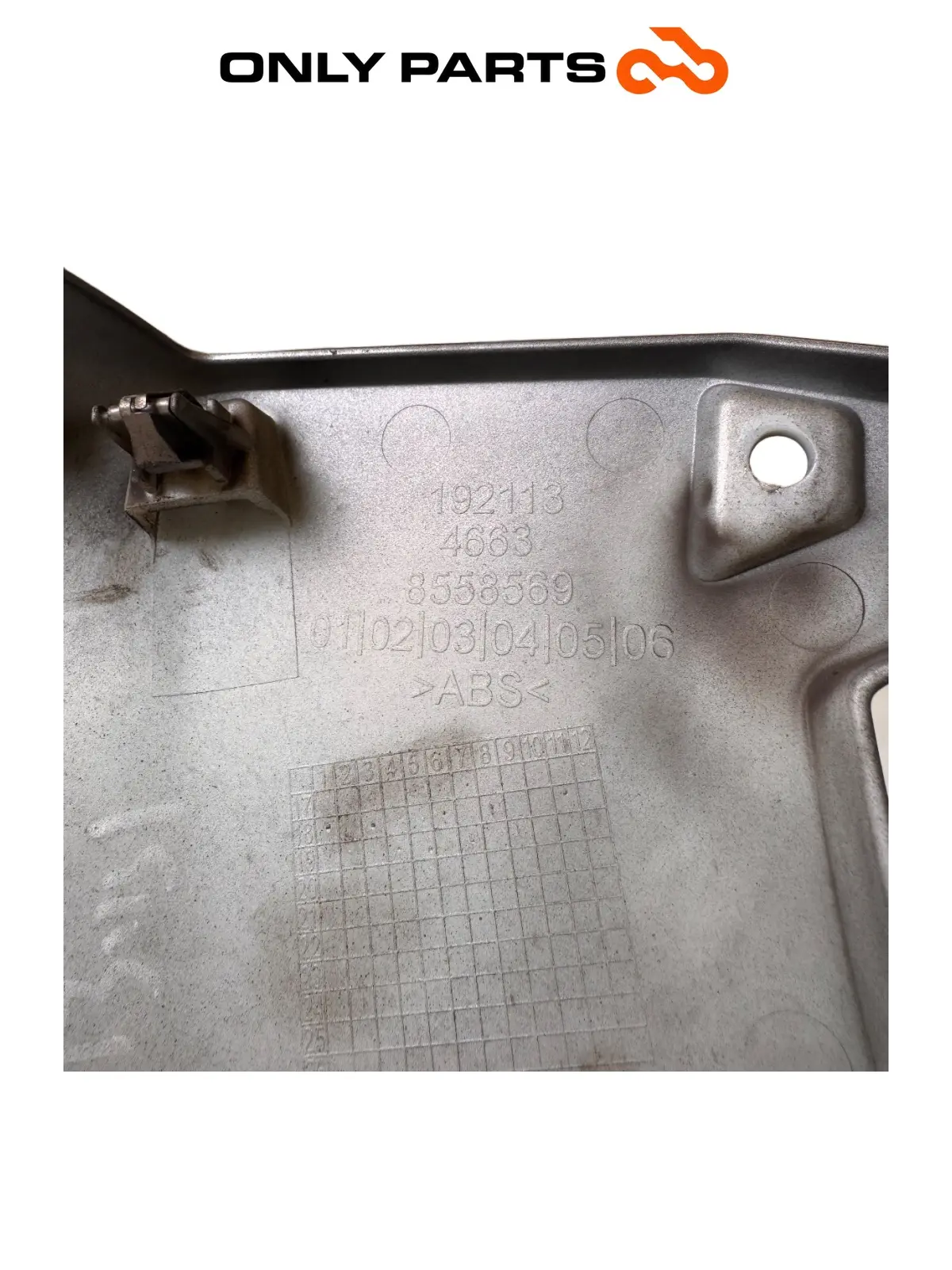 Gebrauchte Carena coperchio batteria BMW C 400 X 400cc 2020 Blu — echtes Foto 8