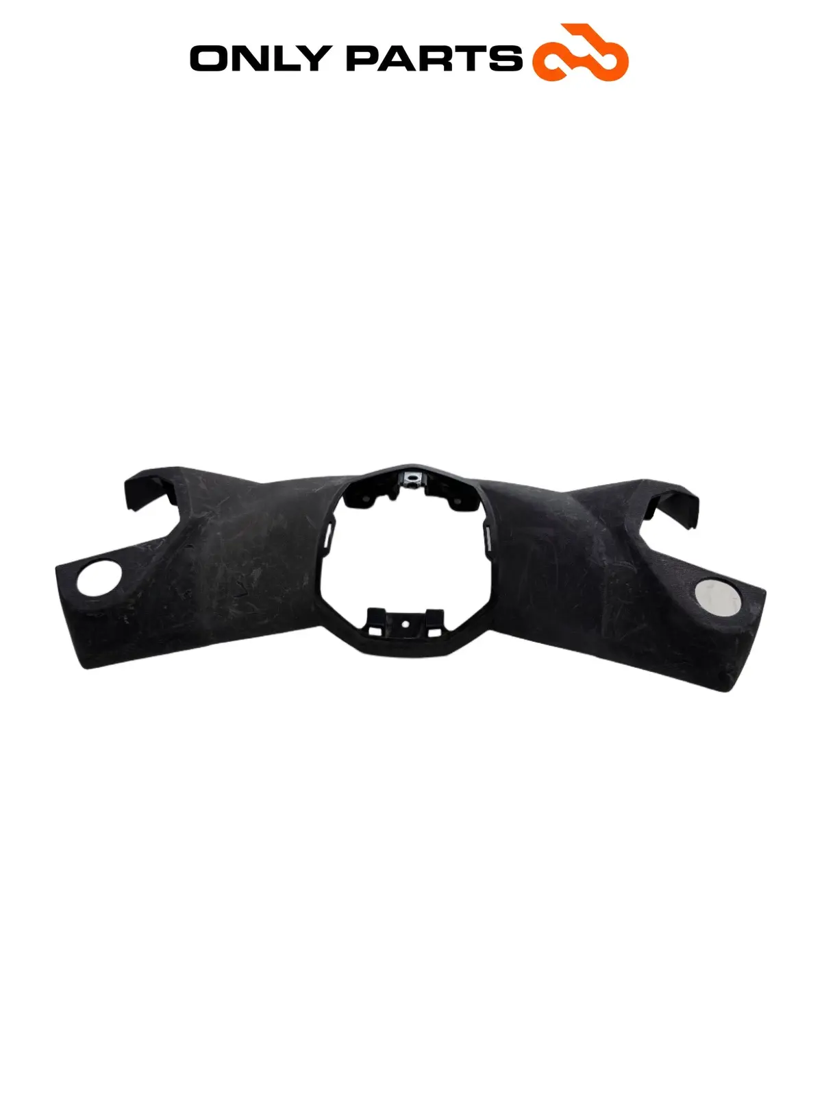 Gebrauchte Carena coperchio manubrio superiore plastica Yamaha X-max 125cc 2014 Grigio opaco — echtes Foto 4