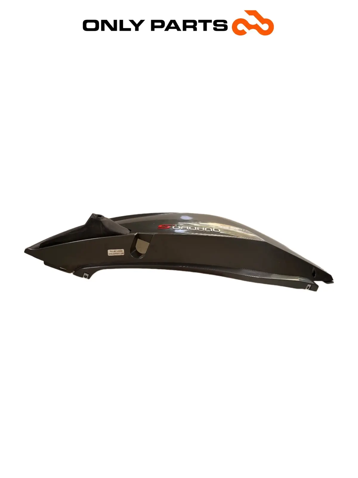 Carena posteriore SX Quadro 350 S 2013 Nero usato — foto reale 3