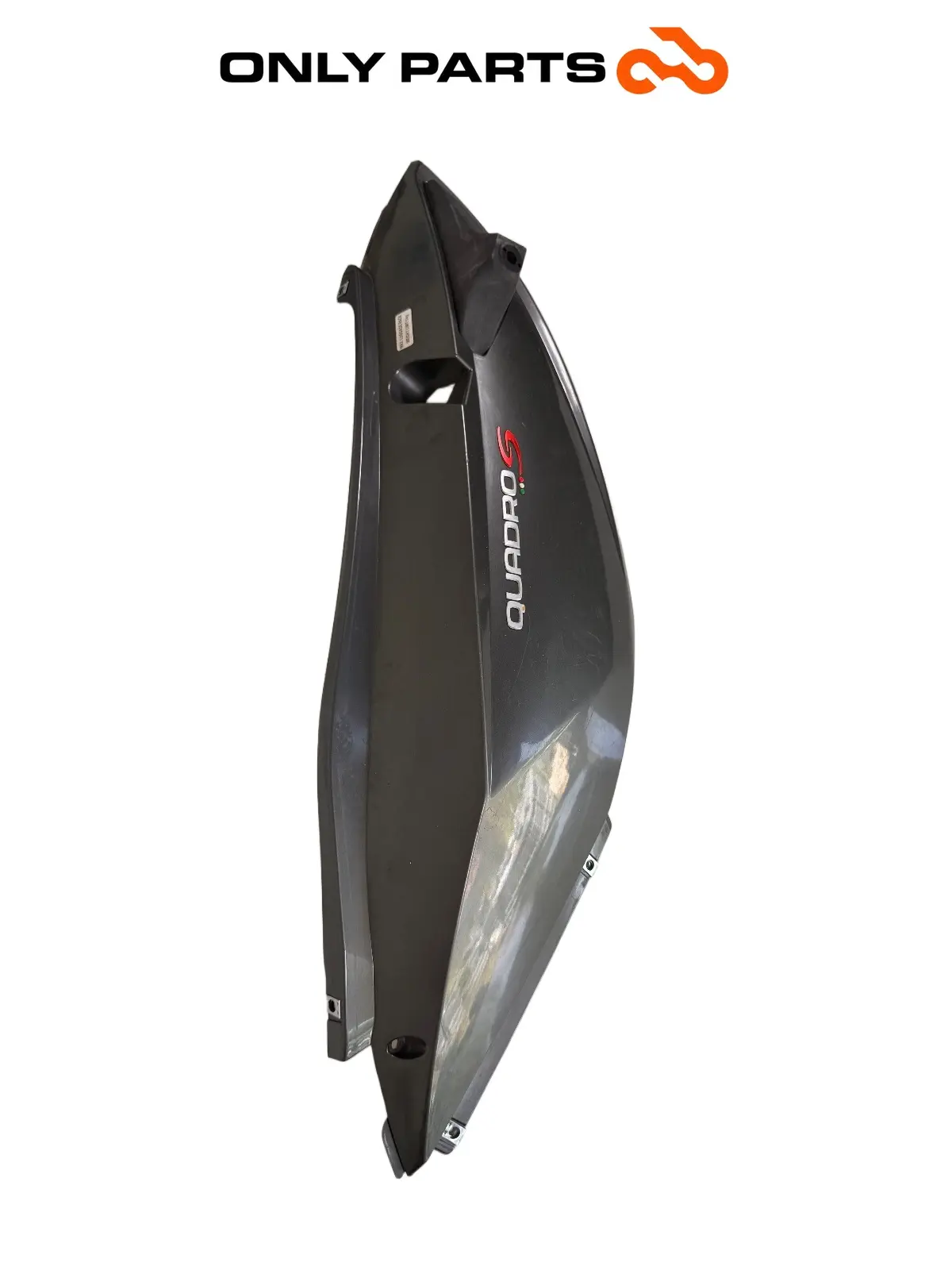 Carena posteriore SX Quadro 350 S 2013 Nero usato — foto reale 4