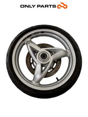 FELGA PRZEDNIA ALUMINIOWA 17 BMW F 650 CS 2001 BMW F 650 CS 2001 Grigio używana — prawdziwe zdjęcie 7