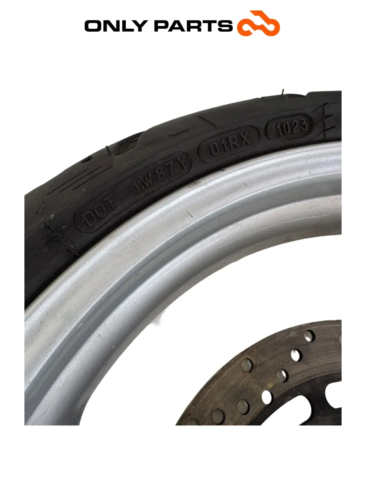 FELGA PRZEDNIA ALUMINIOWA 17 BMW F 650 CS 2001 BMW F 650 CS 2001 Grigio używana — prawdziwe zdjęcie 9