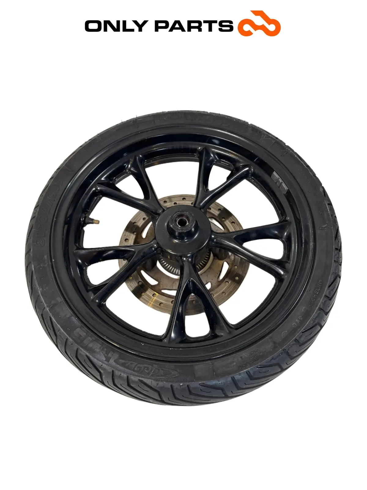 Gebrauchte Vorderradfelge mit Bremsscheibe und ABS-Ring Kymco People GTi 300 Kymco People GTi 300cc 2014 Bianco — echtes Foto 10