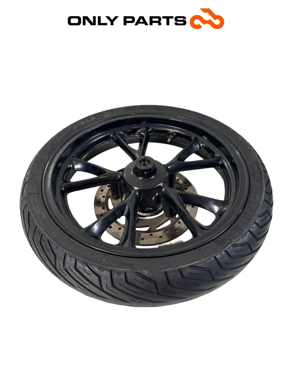 Gebrauchte Vorderradfelge mit Bremsscheibe und ABS-Ring Kymco People GTi 300 Kymco People GTi 300cc 2014 Bianco — echtes Foto 9