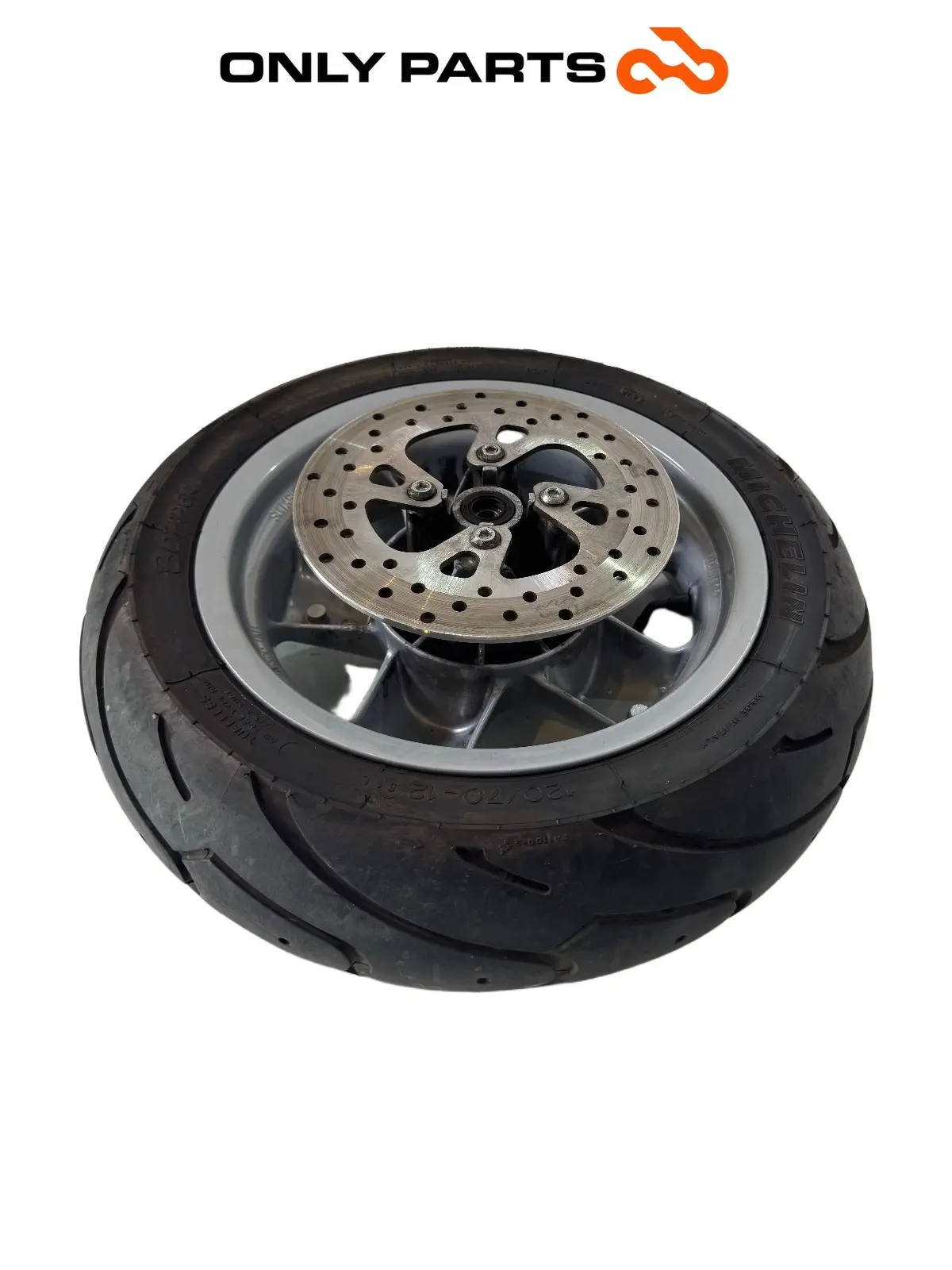cerchio  anteriore + disco freno Mbk Skyliner  125cc 1999 Blu de segunda mano — foto real 3