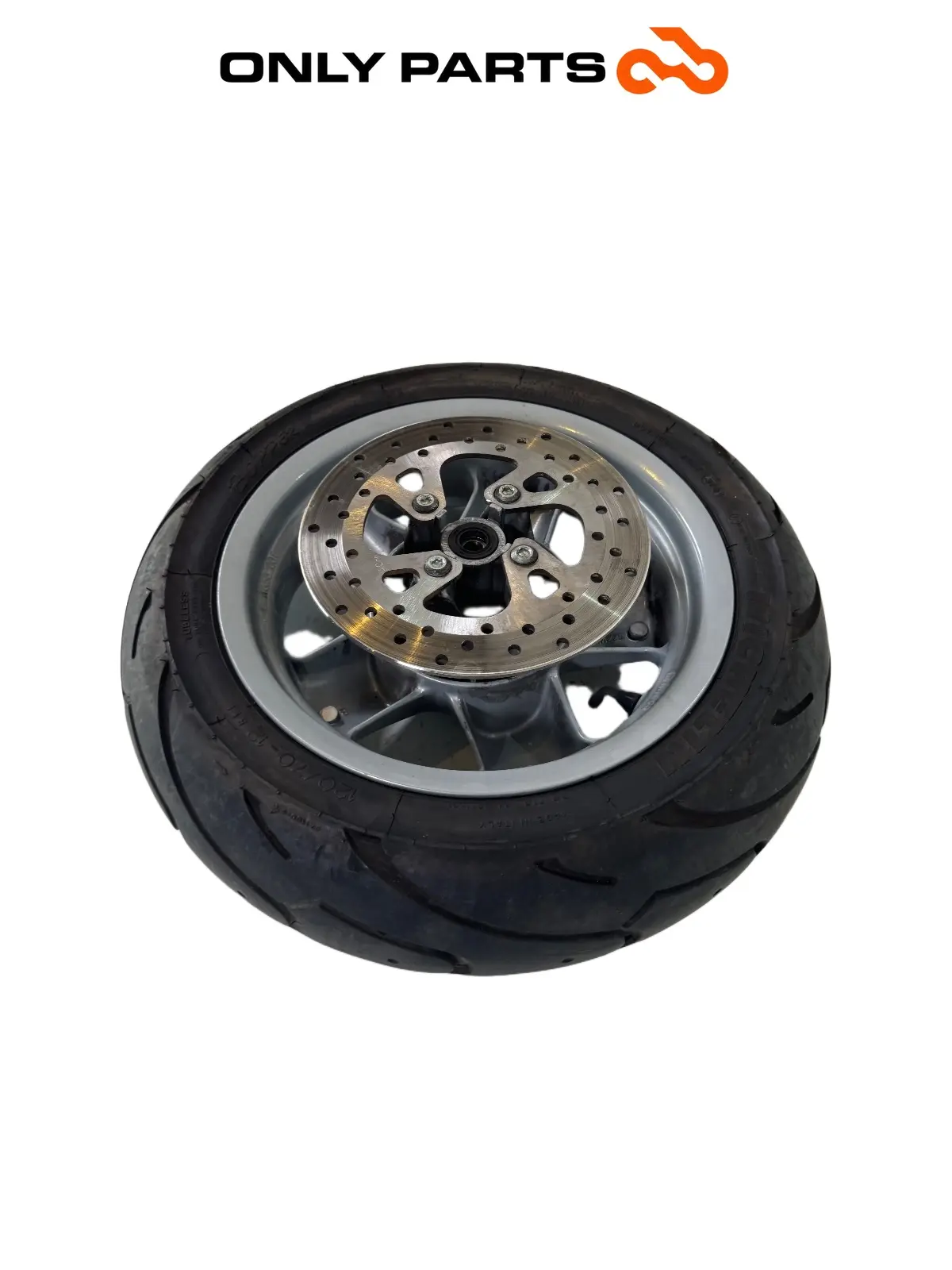 cerchio  anteriore + disco freno Mbk Skyliner  125cc 1999 Blu de segunda mano — foto real 4