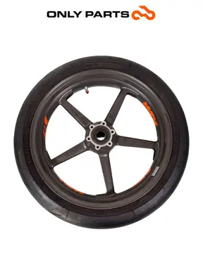Gebrauchte Cerchio anteriore KTM Super Duke 990cc 2006 Nero/Arancione — echtes Foto 1