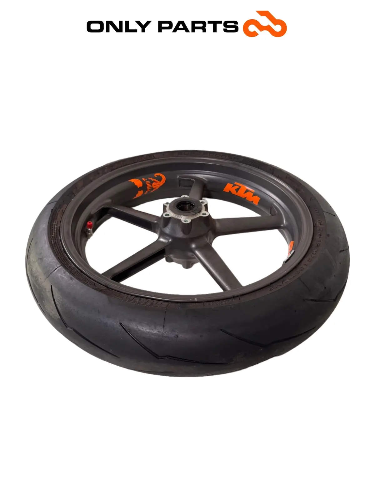 Gebrauchte Cerchio anteriore KTM Super Duke 990cc 2006 Nero/Arancione — echtes Foto 10