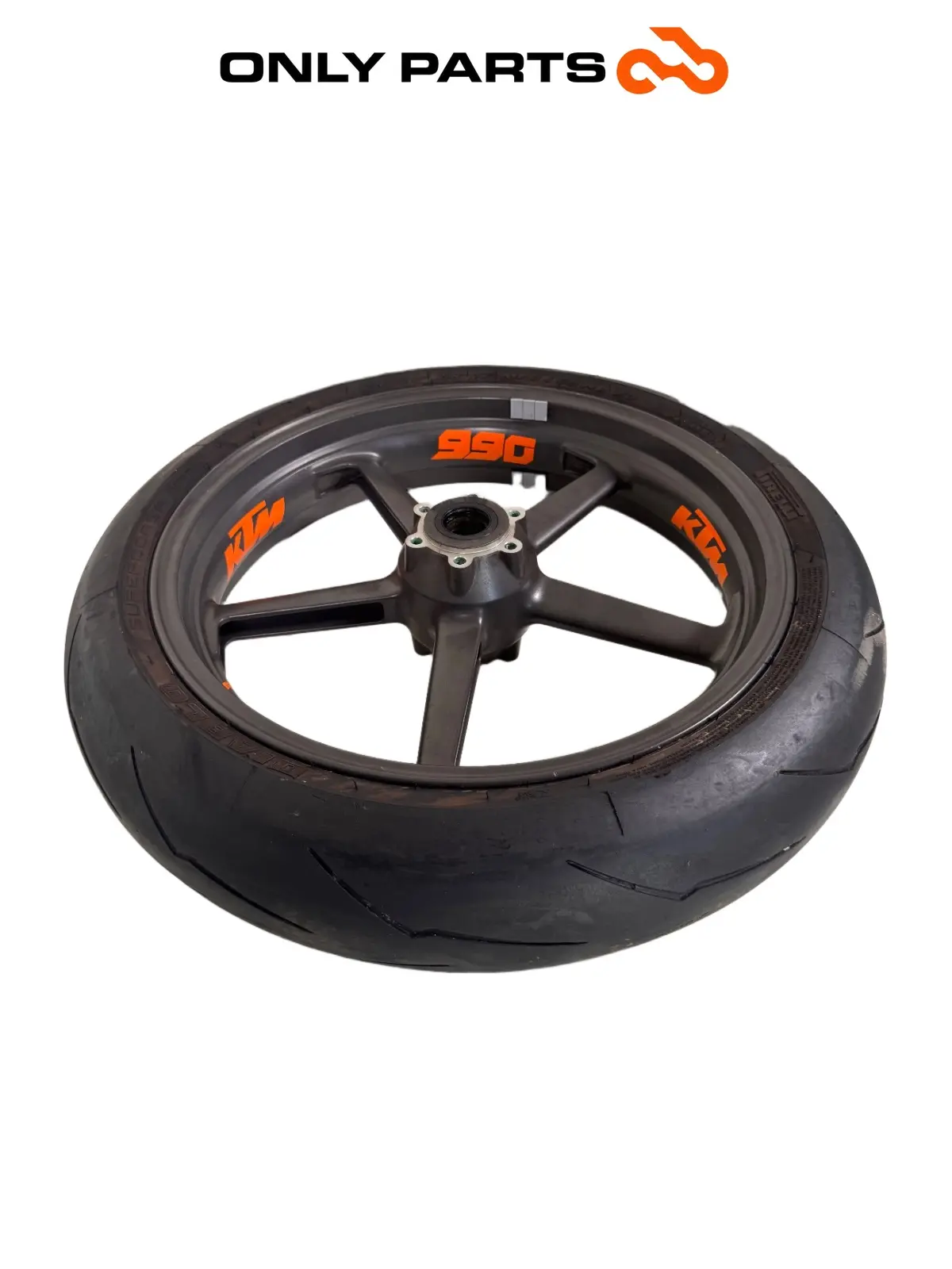 Gebrauchte Cerchio anteriore KTM Super Duke 990cc 2006 Nero/Arancione — echtes Foto 11