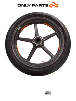 Gebrauchte Cerchio anteriore KTM Super Duke 990cc 2006 Nero/Arancione — echtes Foto 3