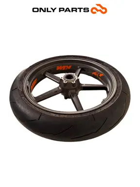 Gebrauchte Cerchio anteriore KTM Super Duke 990cc 2006 Nero/Arancione — echtes Foto 4