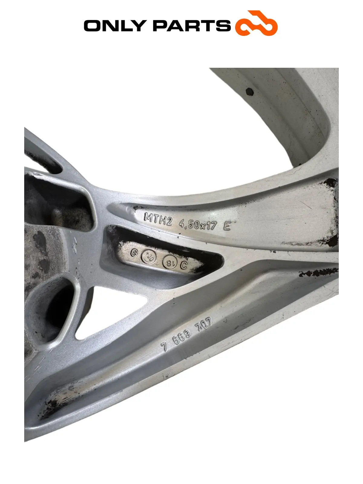 ACHTERVELG ENKELZIJDIGE SWINGARM BMW F 650 CS 2001 BMW F 650 CS 2001 Grigio tweedehands — echte foto 12