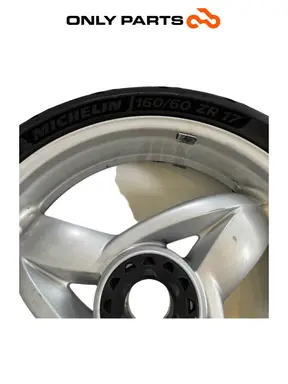 ACHTERVELG ENKELZIJDIGE SWINGARM BMW F 650 CS 2001 BMW F 650 CS 2001 Grigio tweedehands — echte foto 6