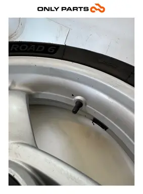 ACHTERVELG ENKELZIJDIGE SWINGARM BMW F 650 CS 2001 BMW F 650 CS 2001 Grigio tweedehands — echte foto 7