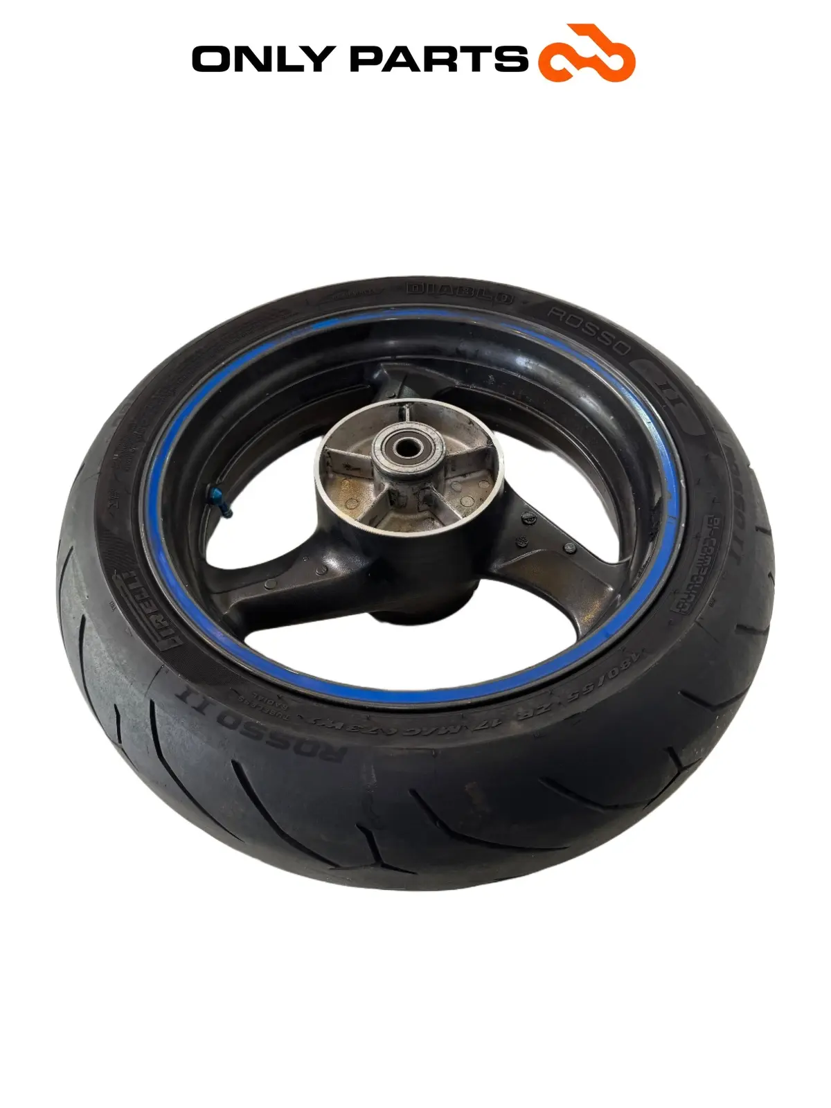 FELGA TYLNA ALUMINIOWA 17X5.5 HONDA VTR 1000 F 1999 Honda VTR 1000 F 1999 Rosso używana — prawdziwe zdjęcie 2