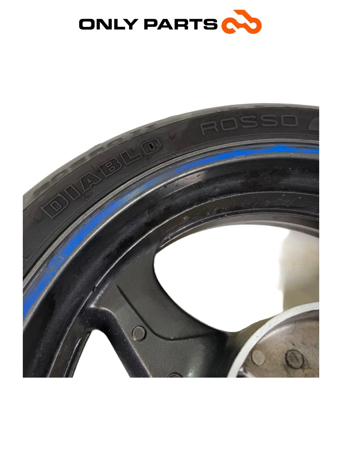 FELGA TYLNA ALUMINIOWA 17X5.5 HONDA VTR 1000 F 1999 Honda VTR 1000 F 1999 Rosso używana — prawdziwe zdjęcie 3