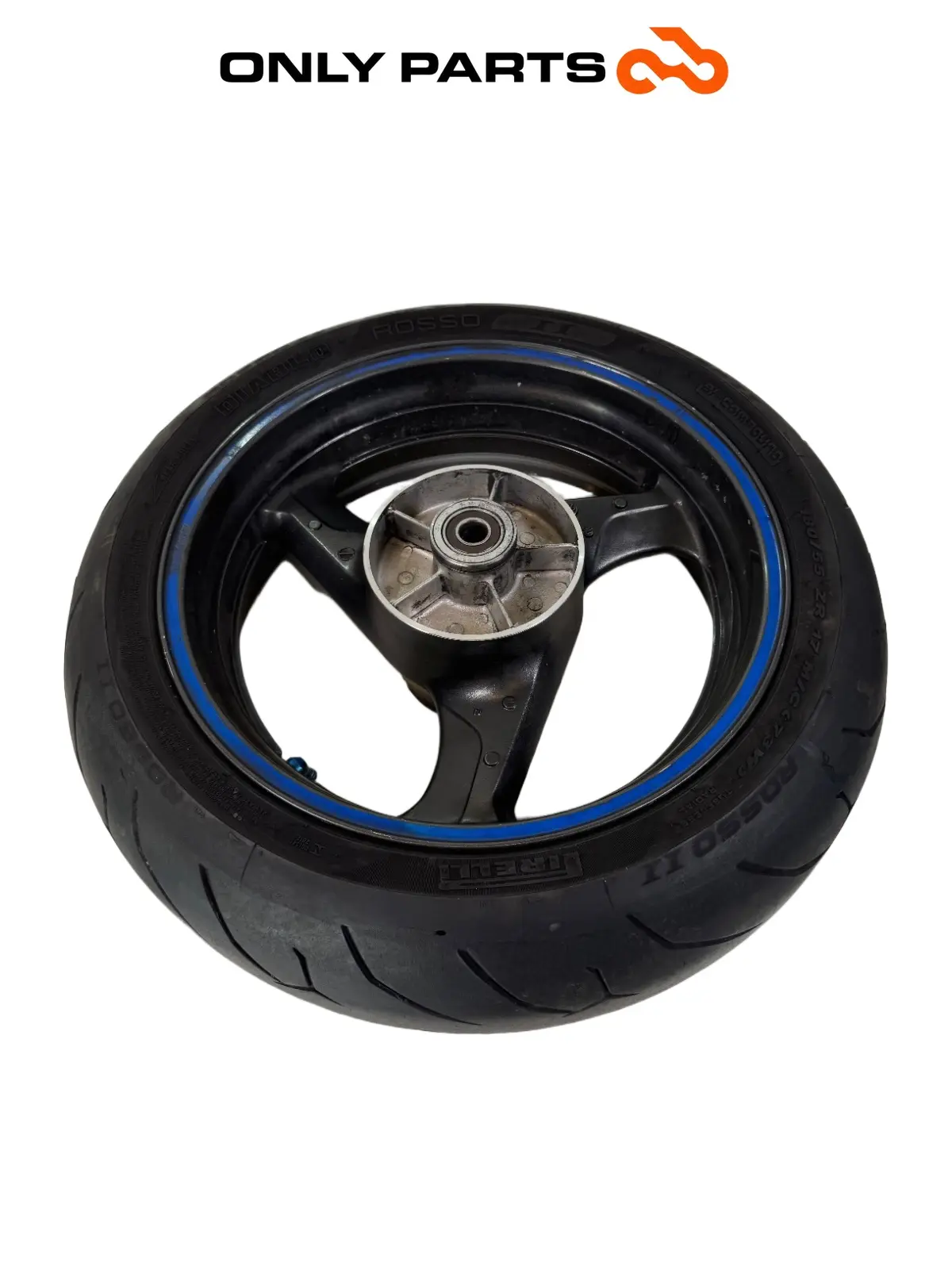 FELGA TYLNA ALUMINIOWA 17X5.5 HONDA VTR 1000 F 1999 Honda VTR 1000 F 1999 Rosso używana — prawdziwe zdjęcie 4
