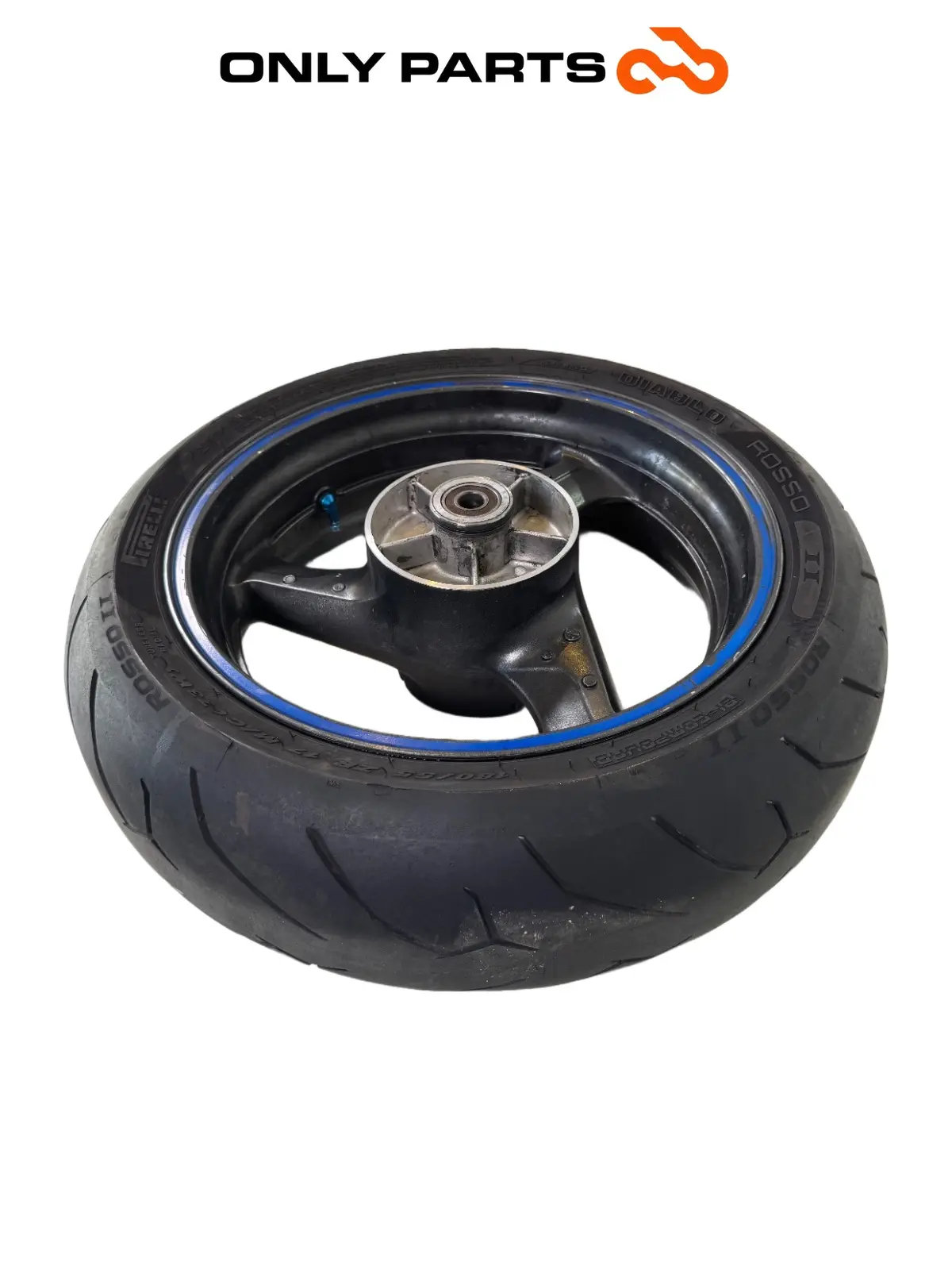 FELGA TYLNA ALUMINIOWA 17X5.5 HONDA VTR 1000 F 1999 Honda VTR 1000 F 1999 Rosso używana — prawdziwe zdjęcie 6