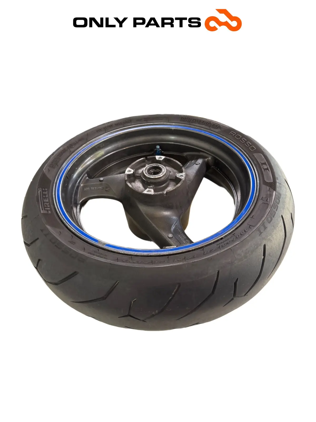 FELGA TYLNA ALUMINIOWA 17X5.5 HONDA VTR 1000 F 1999 Honda VTR 1000 F 1999 Rosso używana — prawdziwe zdjęcie 8
