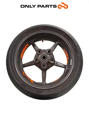 Cerchio posteriore KTM Super Duke 990cc 2006 Nero/Arancione de segunda mano — foto real 5