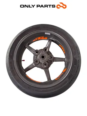 Cerchio posteriore KTM Super Duke 990cc 2006 Nero/Arancione de segunda mano — foto real 6