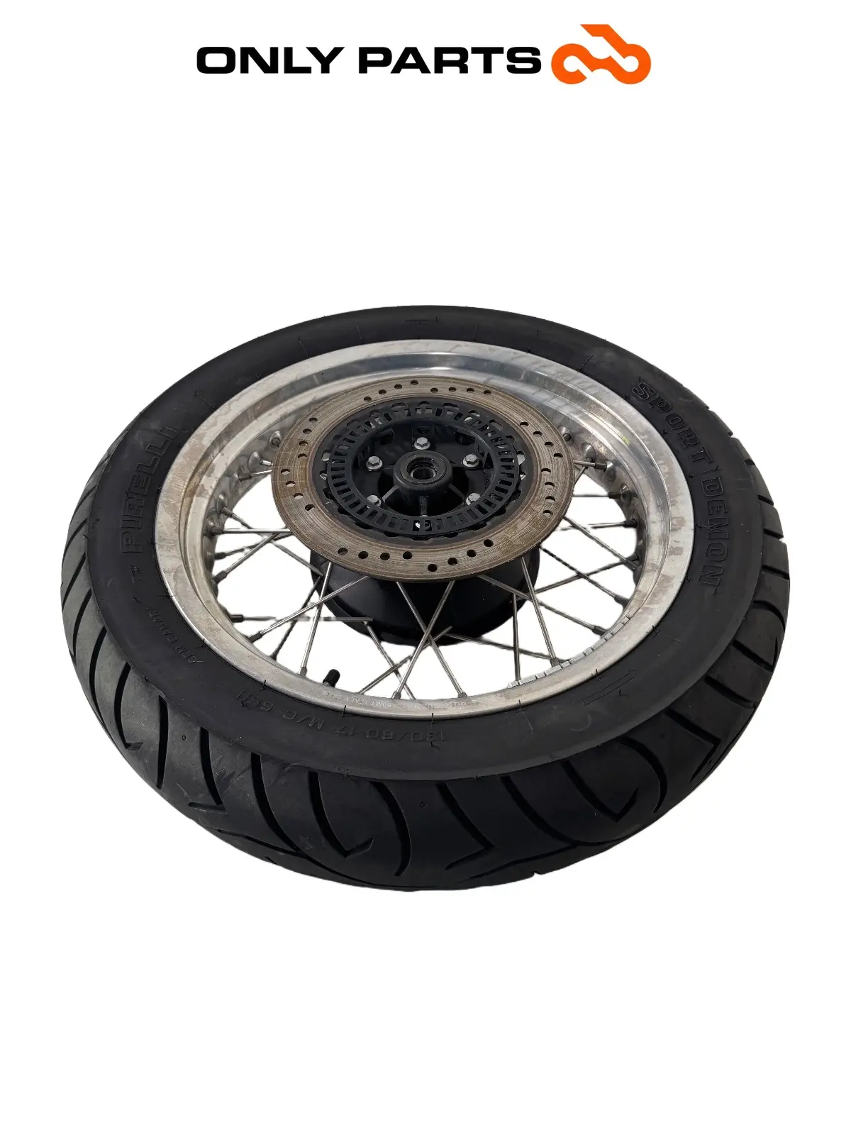 Cerchio posteriore Moto Guzzi V7 III Special 750cc 2019 Azzurro de segunda mano — foto real 4