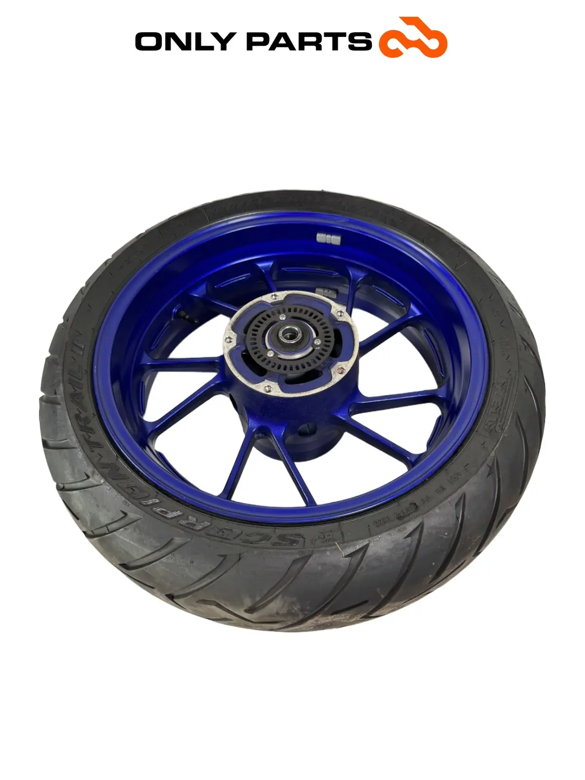Cerchio ruota posteriore Yamaha Tracer 900cc 2019 Nero de segunda mano — foto real 4