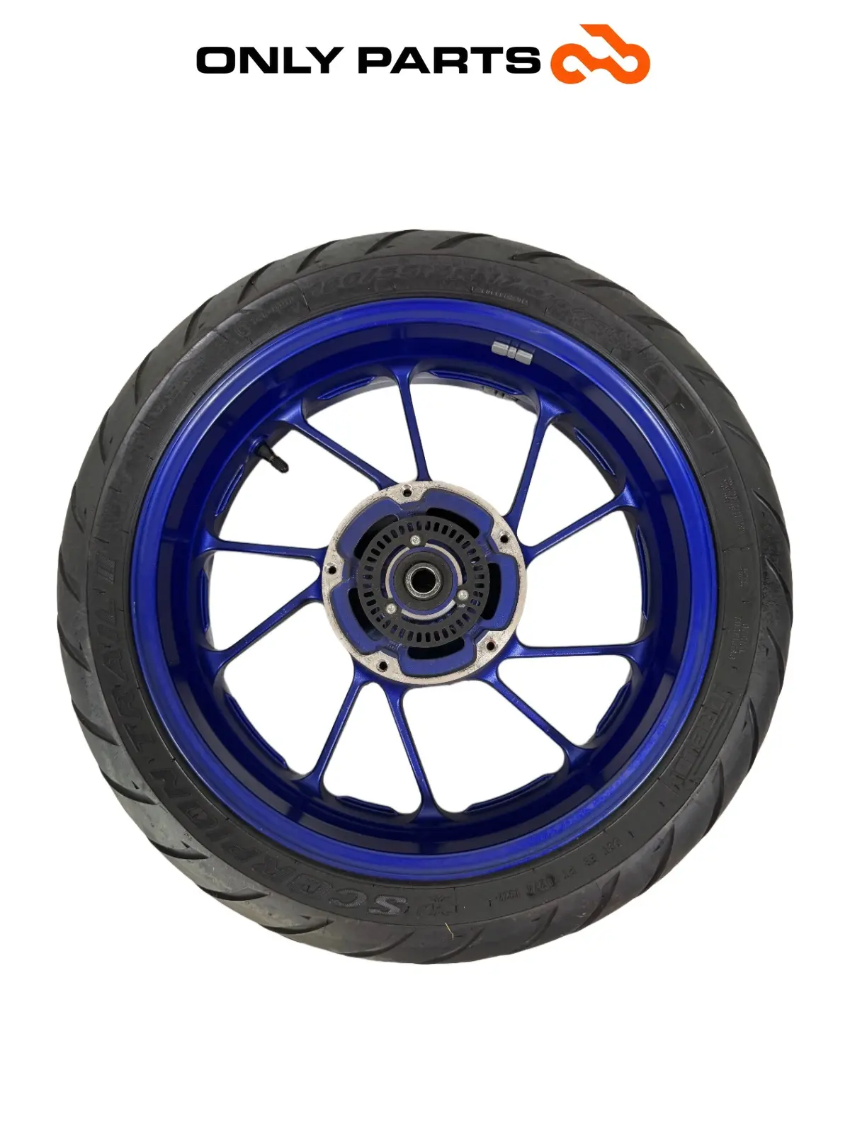 Cerchio ruota posteriore Yamaha Tracer 900cc 2019 Nero de segunda mano — foto real 8