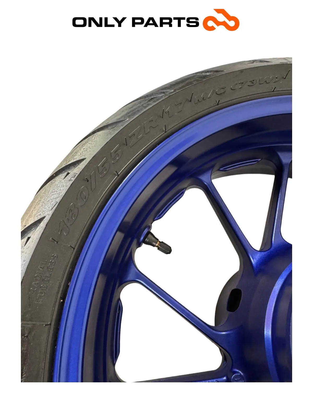 Cerchio ruota posteriore Yamaha Tracer 900cc 2019 Nero de segunda mano — foto real 9