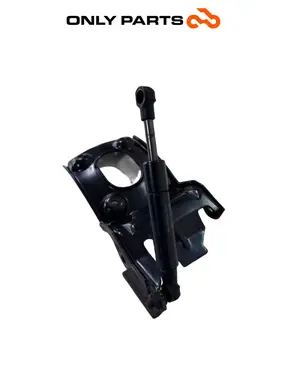 Gebrauchte Cerniera sella + pistone ammortizzatore Yamaha X-max 125cc 2014 Grigio opaco — echtes Foto 4