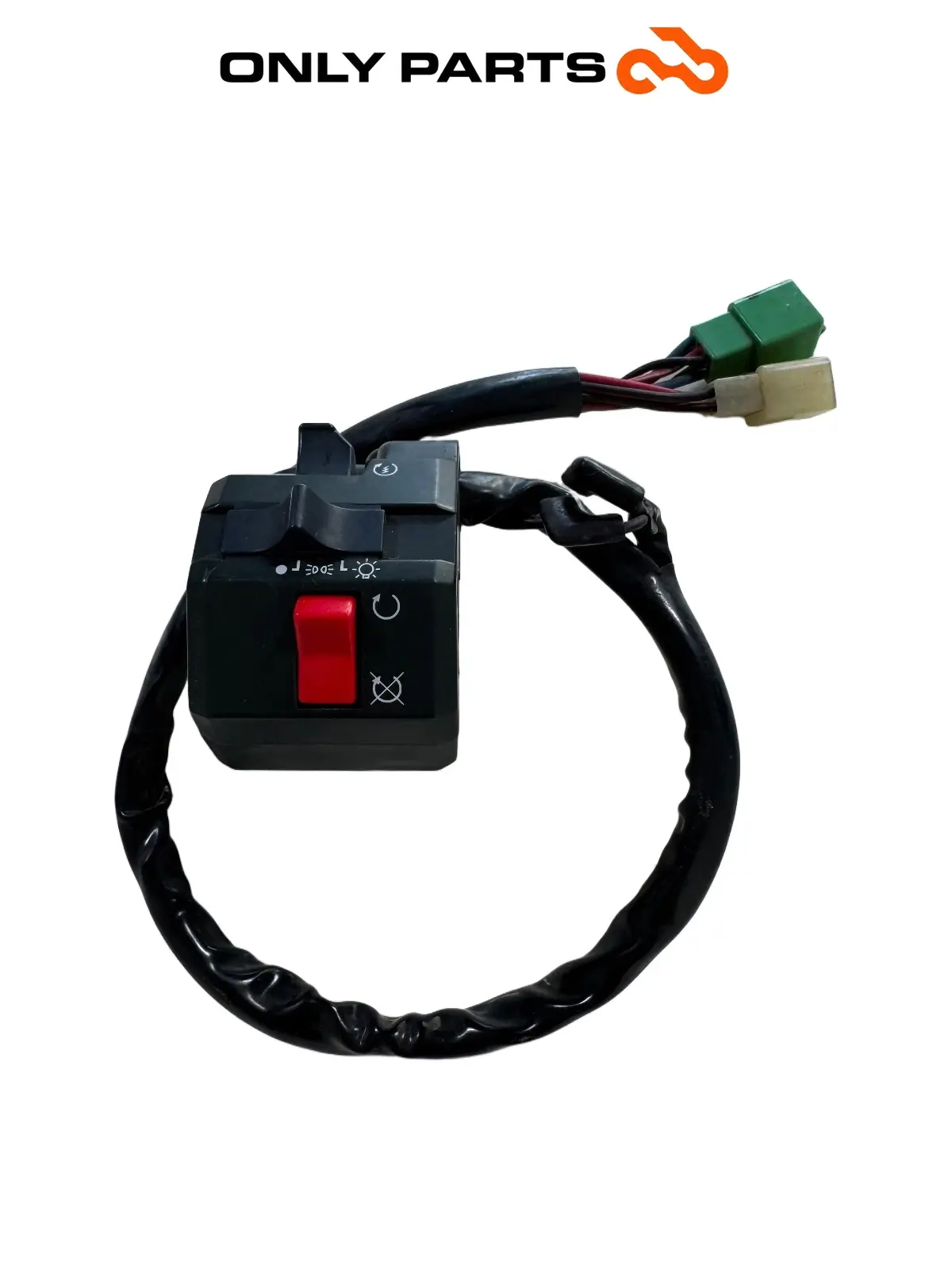 Gebrauchte Commutatore DX / blocchetto avviamento Kawasaki Er-5 500cc — echtes Foto 4