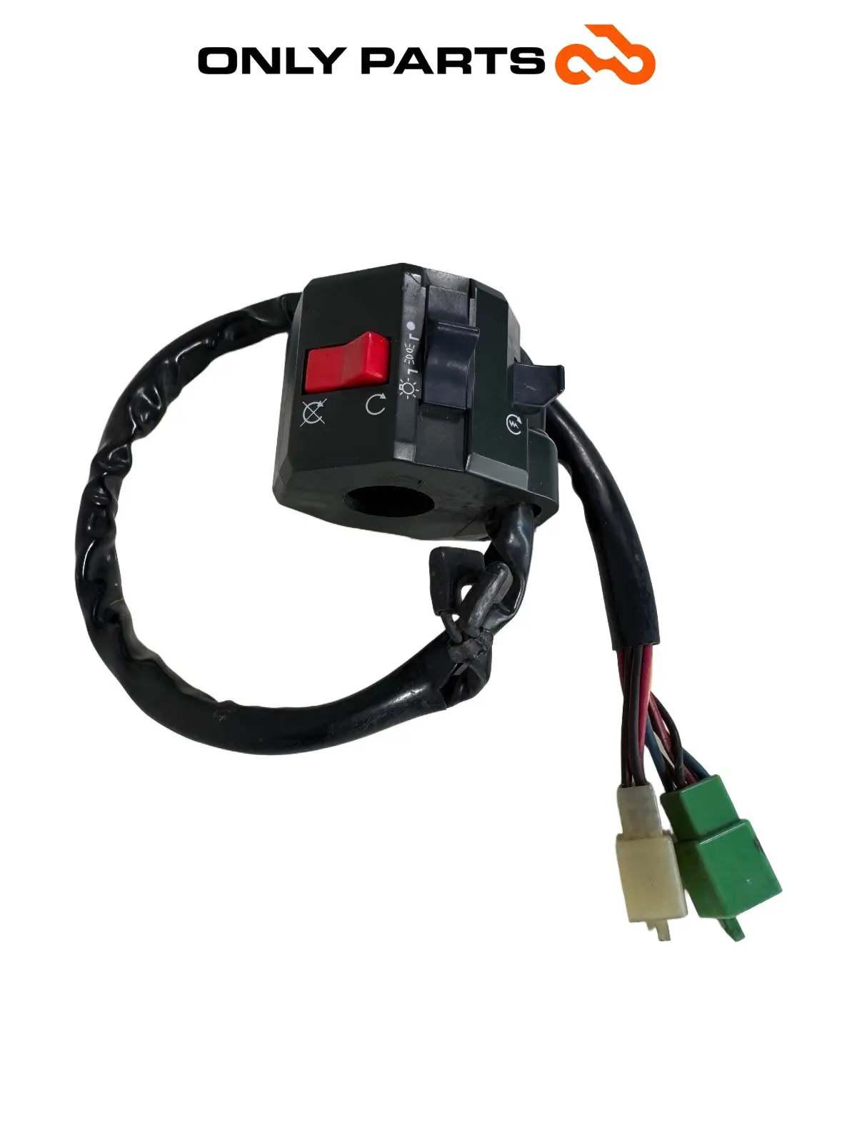 Gebrauchte Commutatore DX / blocchetto avviamento Kawasaki Er-5 500cc — echtes Foto 5