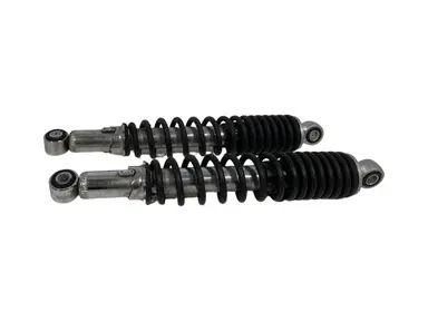 Gebrauchte Coppia ammortizzatori posteriori Honda CBF 125cc 2009 Nero — echtes Foto 2