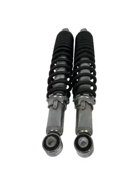 Gebrauchte Coppia ammortizzatori posteriori Honda CBF 125cc 2009 Nero — echtes Foto 4