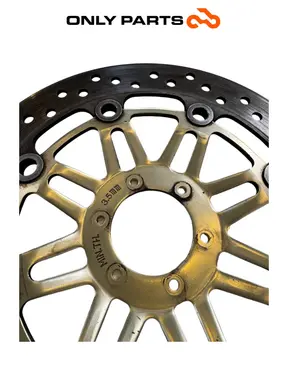 PARA TARCZ HAMULCOWYCH PRZEDNICH 296MM HONDA VTR 1000 F 1999 Honda VTR 1000 F 1999 Rosso używana — prawdziwe zdjęcie 6