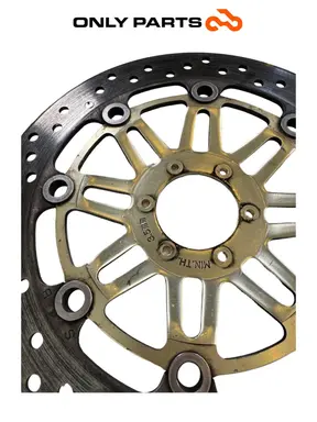 PARA TARCZ HAMULCOWYCH PRZEDNICH 296MM HONDA VTR 1000 F 1999 Honda VTR 1000 F 1999 Rosso używana — prawdziwe zdjęcie 7