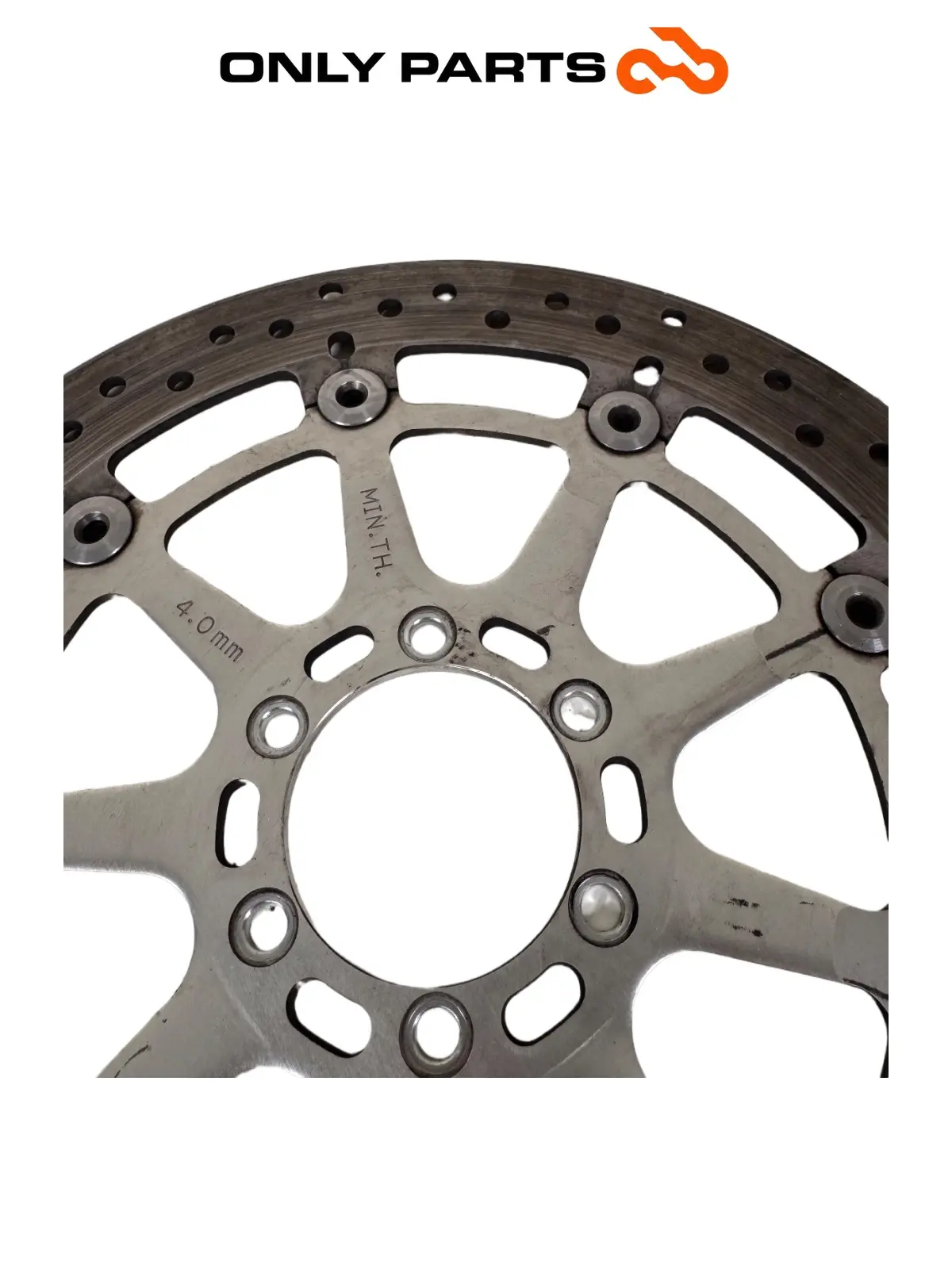 Gebrauchte Coppia dischi freno anteriori KTM Super Duke 990cc 2006 Nero/Arancione — echtes Foto 11