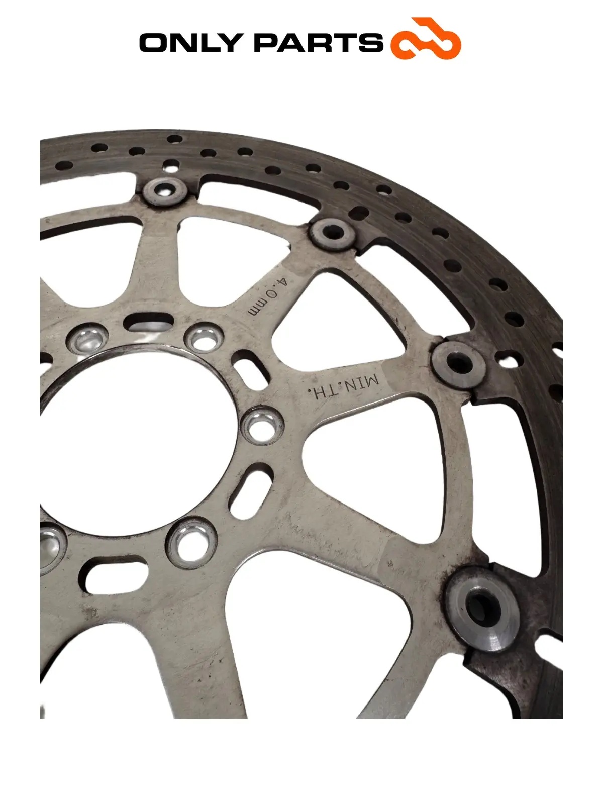 Gebrauchte Coppia dischi freno anteriori KTM Super Duke 990cc 2006 Nero/Arancione — echtes Foto 6