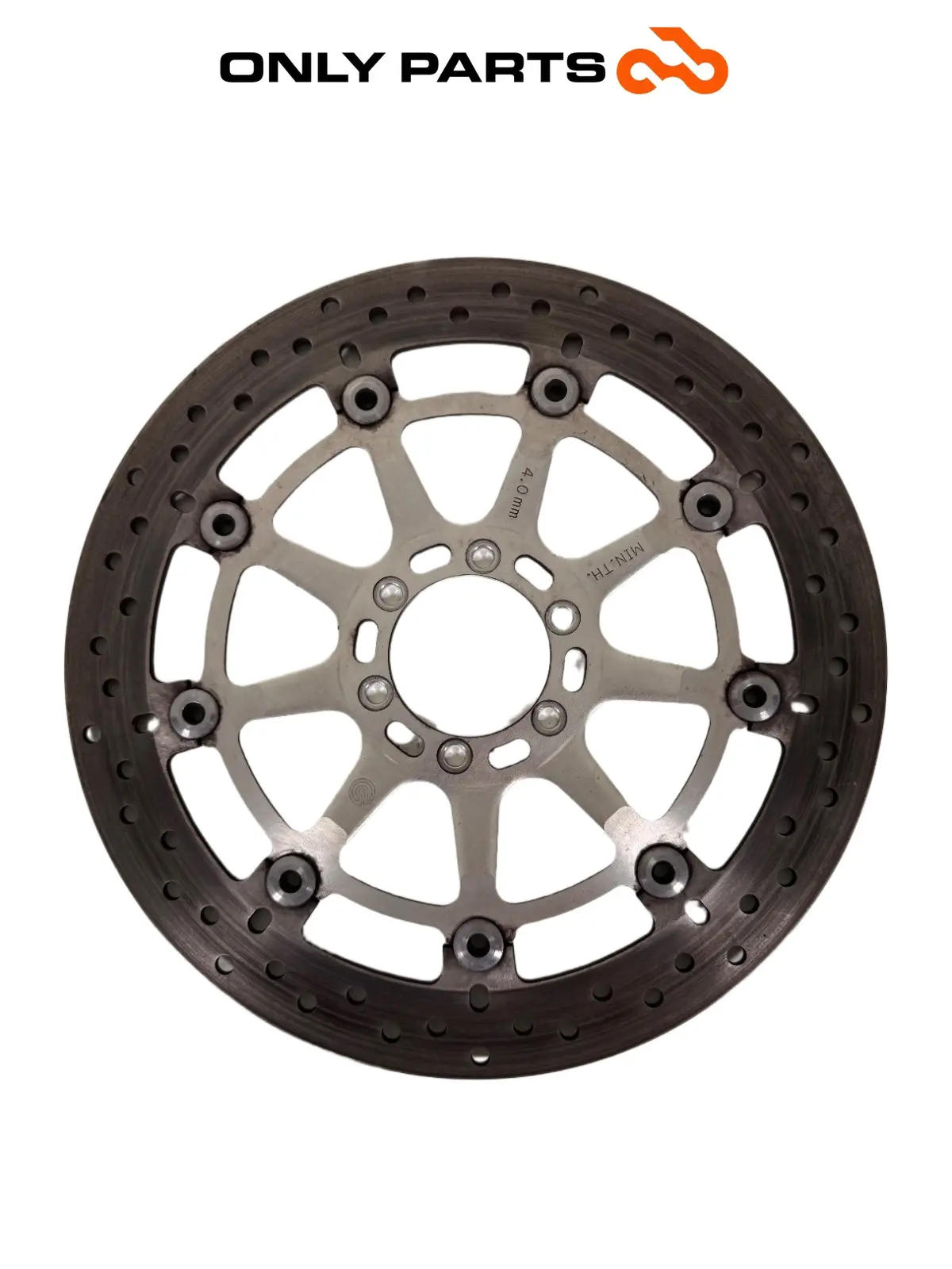 Gebrauchte Coppia dischi freno anteriori KTM Super Duke 990cc 2006 Nero/Arancione — echtes Foto 7