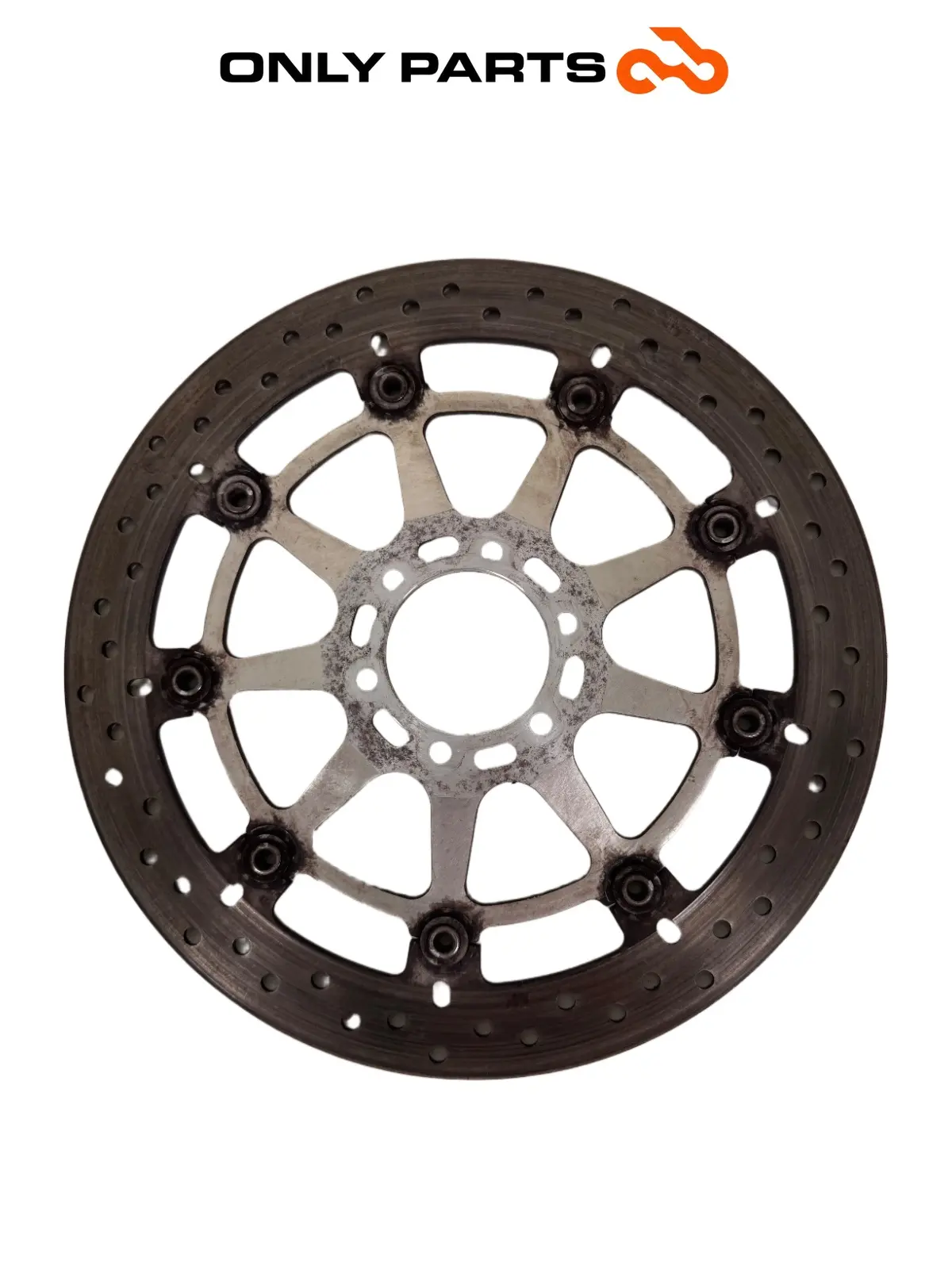 Gebrauchte Coppia dischi freno anteriori KTM Super Duke 990cc 2006 Nero/Arancione — echtes Foto 8