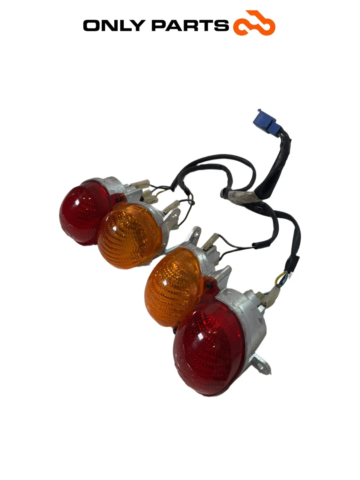 Gebrauchte coppia fari posteriori Mbk Skyliner  125cc 1999 Blu — echtes Foto 4