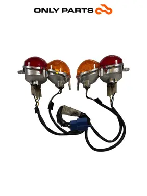 Gebrauchte coppia fari posteriori Mbk Skyliner  125cc 1999 Blu — echtes Foto 6