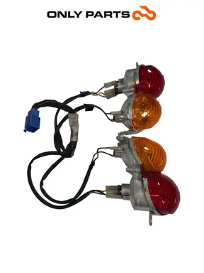 Gebrauchte coppia fari posteriori Mbk Skyliner  125cc 1999 Blu — echtes Foto 7