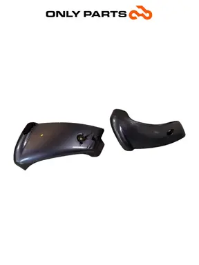 Gebrauchte Coppia finali pedana Piaggio Vespa GT 200cc 2003 Viola — echtes Foto 4