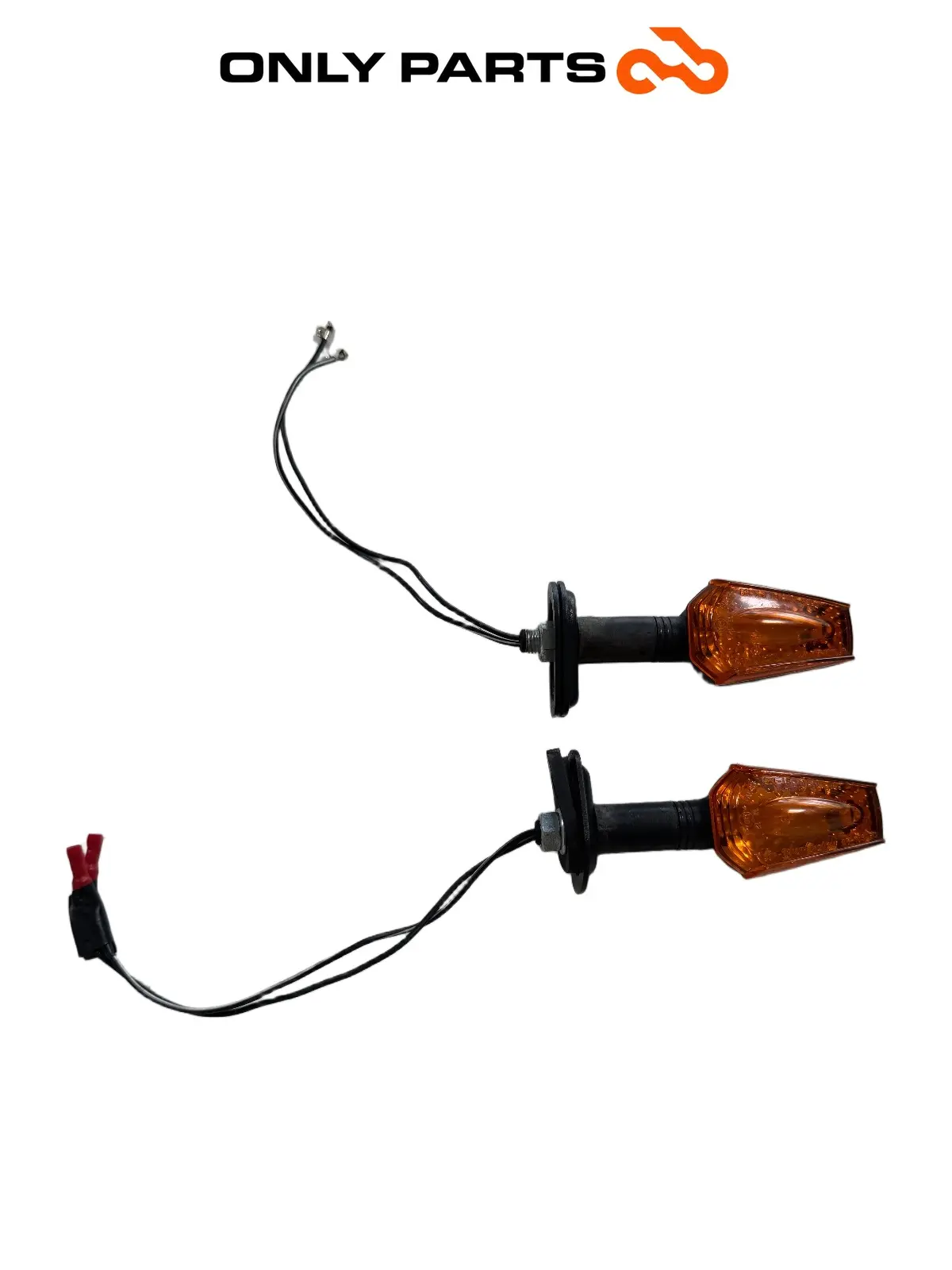 Gebrauchte Coppia frecce anteriori Kawasaki Er-5 500cc 2002 — echtes Foto 1